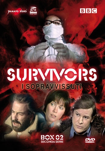 Front cover of the Italian series two DVD Survivors boxset