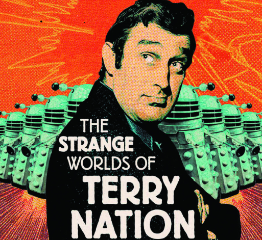 Detail from the front cover of Alwyn W Turner's The Man Who Invented the Daleks: The Strange Worlds of Terry Nation