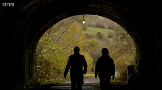 The entrance of the Headstock tunnel at Monsal Dale