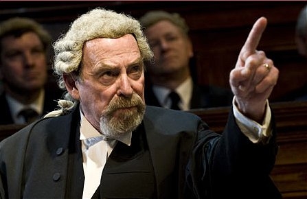 Denis Lill in Witness for the Prosecution, 2010 theatre tour