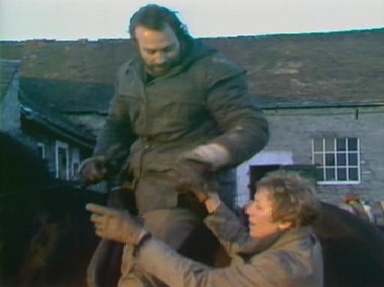 Charles prepares to leave the safety of Ellen and Ron's farm