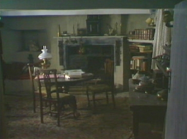 The living room of Fenton's house