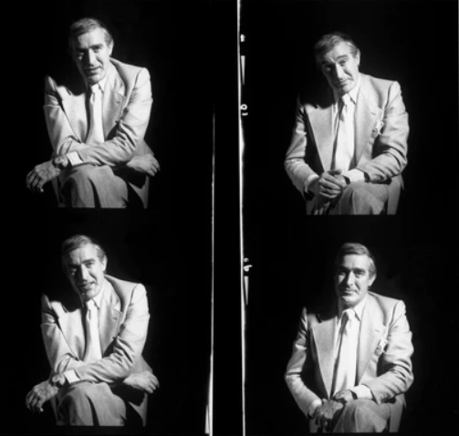 Terry Nation - portrait contact sheet