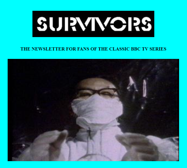 The home page of the Survivors newsletter web site